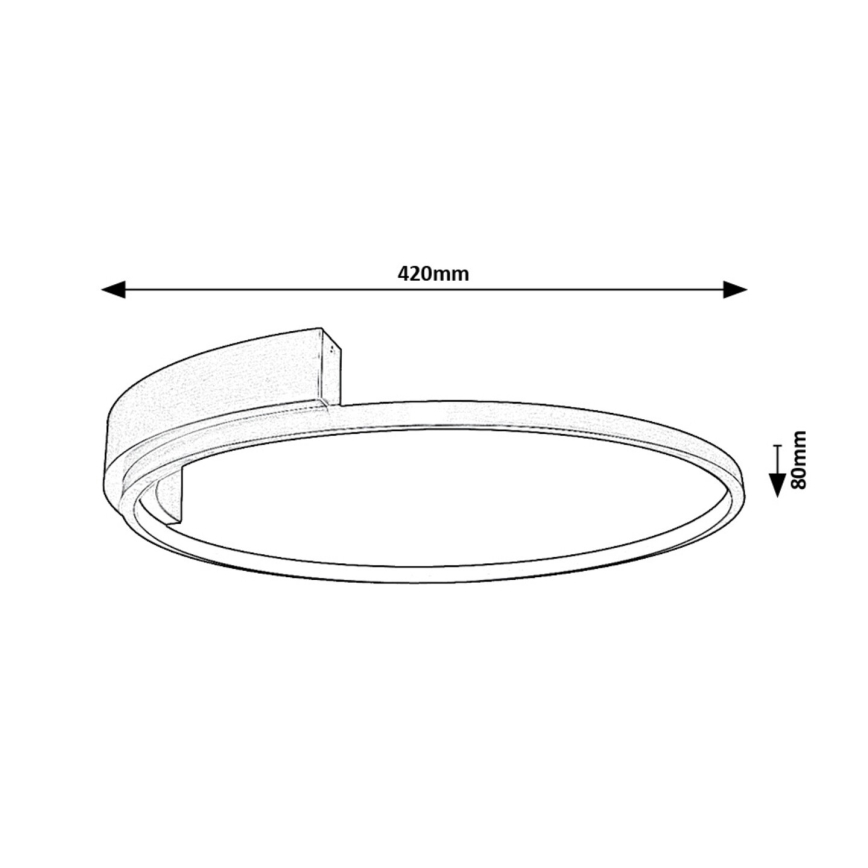 Rabalux - LED Plafon LED/23W/230V