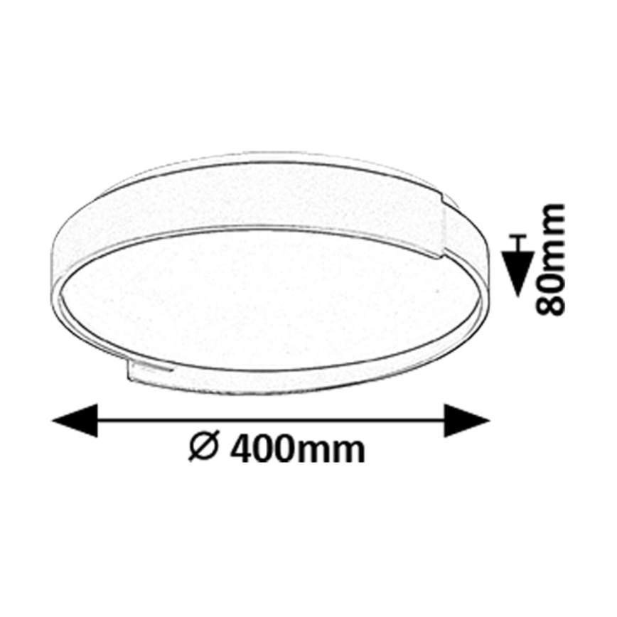 Rabalux - LED Plafon ściemnialny LED/24W/230V 3000-6500K + zdalne sterowanie
