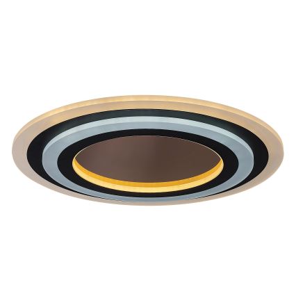 Rabalux - LED Plafon ściemnialny LED/56W/230V 3000/4000/6000K matowy chrom/czarny + zdalne sterowanie