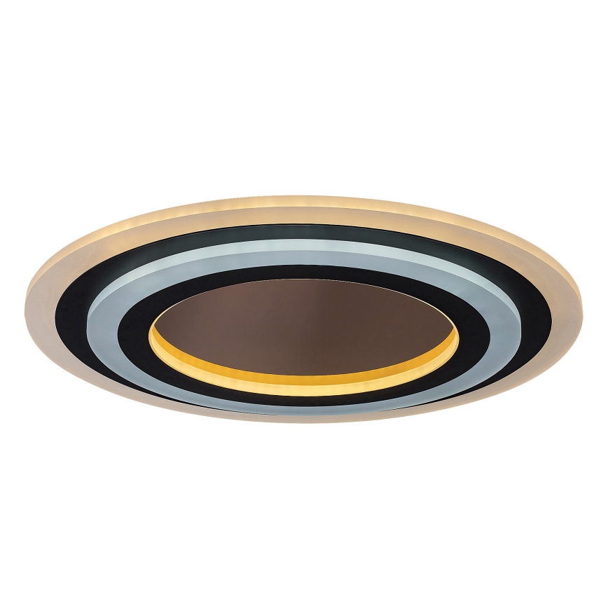 Rabalux - LED Plafon ściemnialny LED/56W/230V 3000/4000/6000K matowy chrom/czarny + zdalne sterowanie