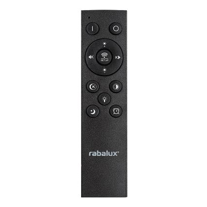 Rabalux - LED Plafon ściemnialny LED/56W/230V 3000/4000/6000K matowy chrom/czarny + zdalne sterowanie