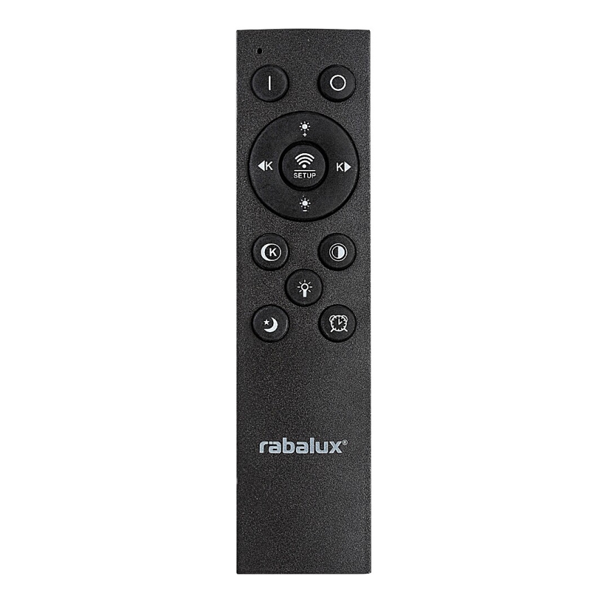 Rabalux - LED Plafon ściemnialny LED/56W/230V 3000/4000/6000K matowy chrom/czarny + zdalne sterowanie
