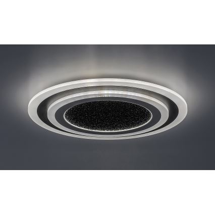 Rabalux - LED Plafon ściemnialny LED/56W/230V 3000/4000/6000K czarny + zdalne sterowanie