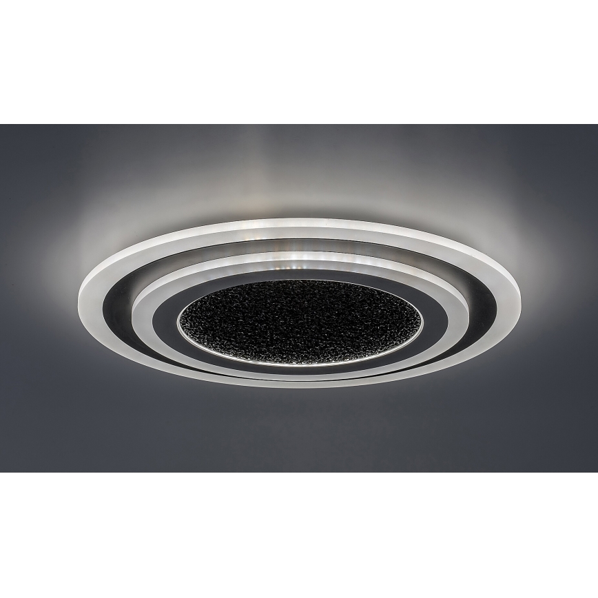 Rabalux - LED Plafon ściemnialny LED/56W/230V 3000/4000/6000K czarny + zdalne sterowanie