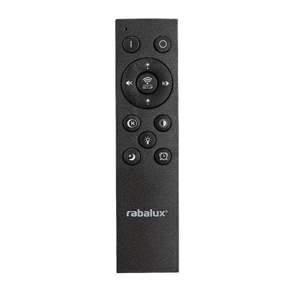 Rabalux - LED Plafon ściemnialny LED/56W/230V 3000/4000/6000K czarny + zdalne sterowanie