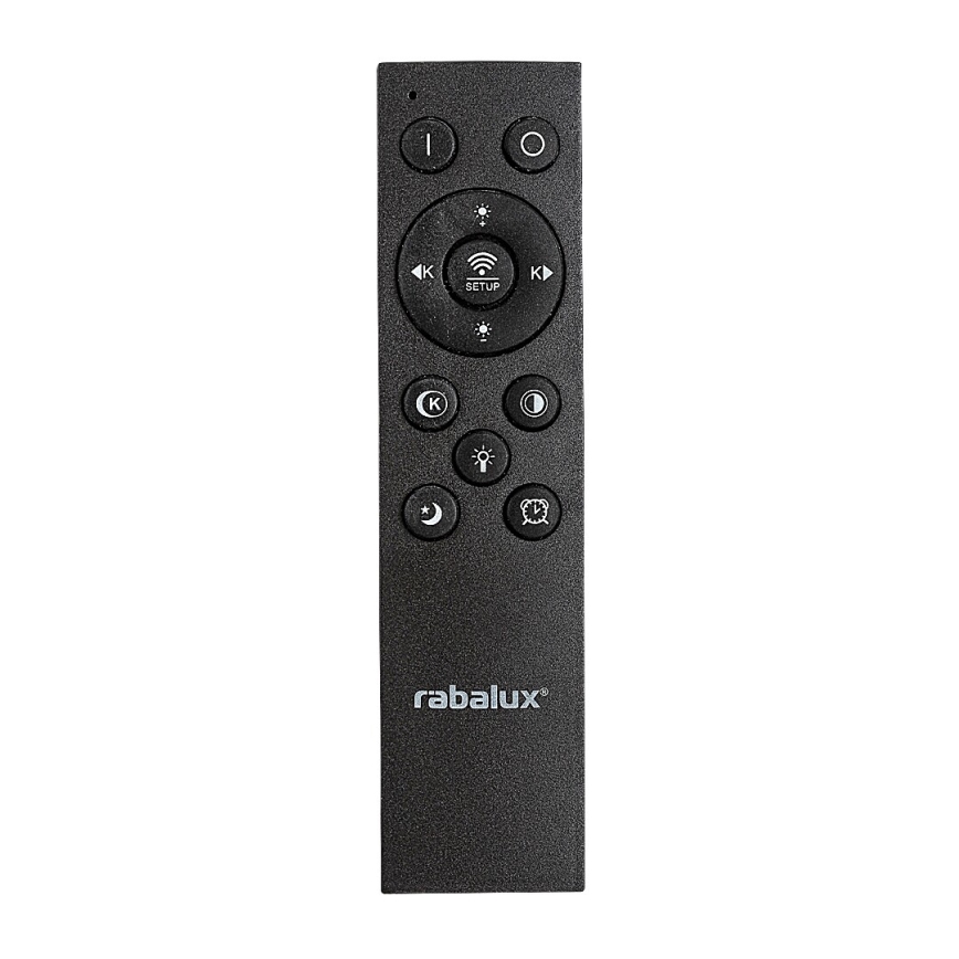 Rabalux - LED Plafon ściemnialny LED/56W/230V 3000/4000/6000K czarny + zdalne sterowanie