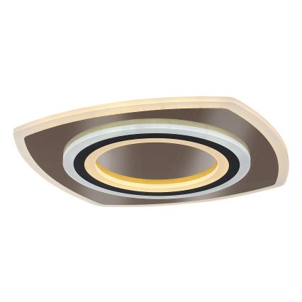 Rabalux - LED Plafon ściemnialny LED/60W/230V 3000/4000/6000K matowy chrom/czarny + zdalne sterowanie
