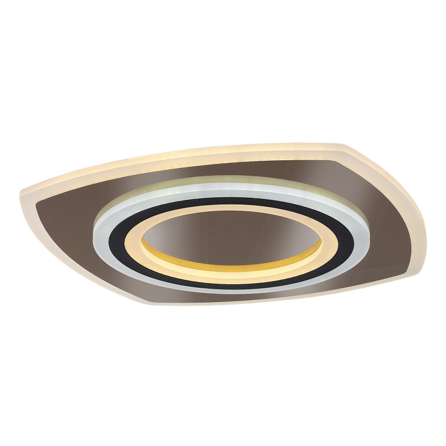 Rabalux - LED Plafon ściemnialny LED/60W/230V 3000/4000/6000K matowy chrom/czarny + zdalne sterowanie