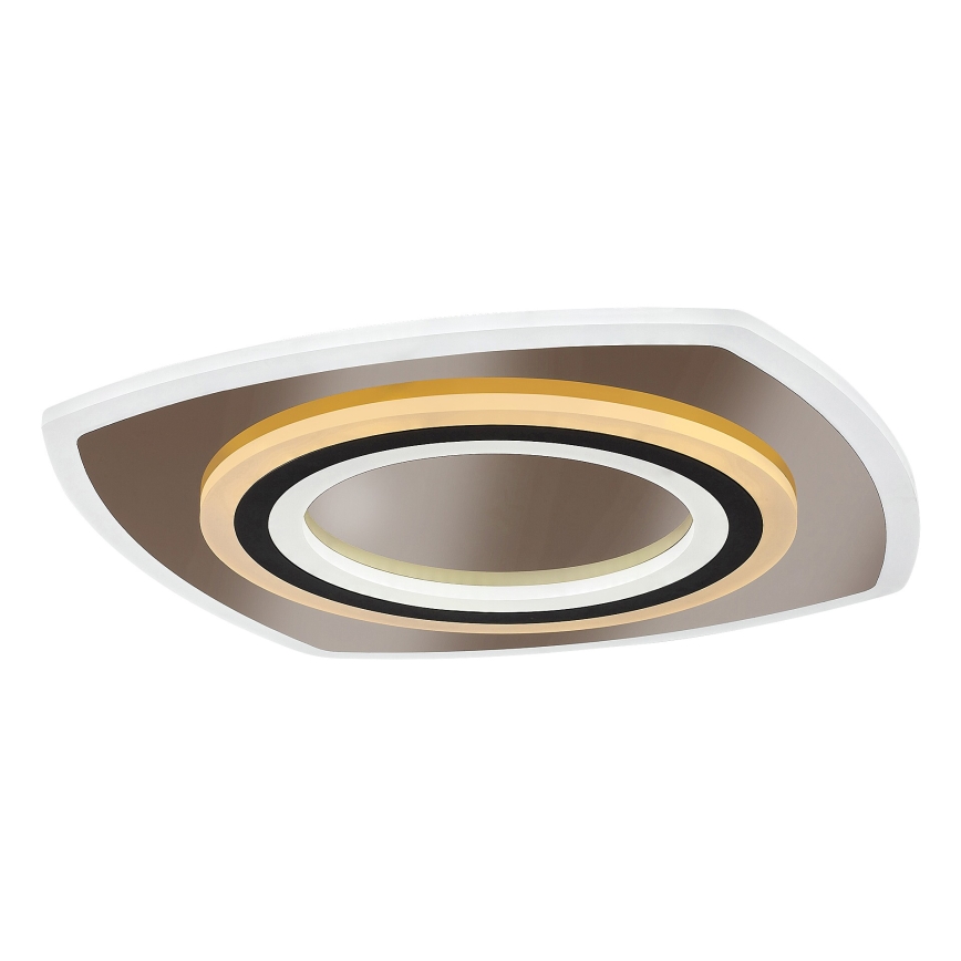 Rabalux - LED Plafon ściemnialny LED/60W/230V 3000/4000/6000K matowy chrom/czarny + zdalne sterowanie
