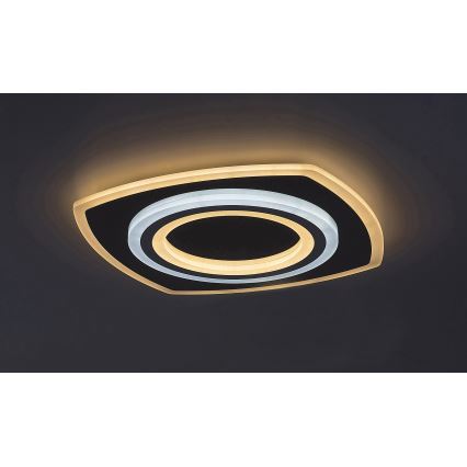 Rabalux - LED Plafon ściemnialny LED/60W/230V 3000/4000/6000K matowy chrom + zdalne sterowanie