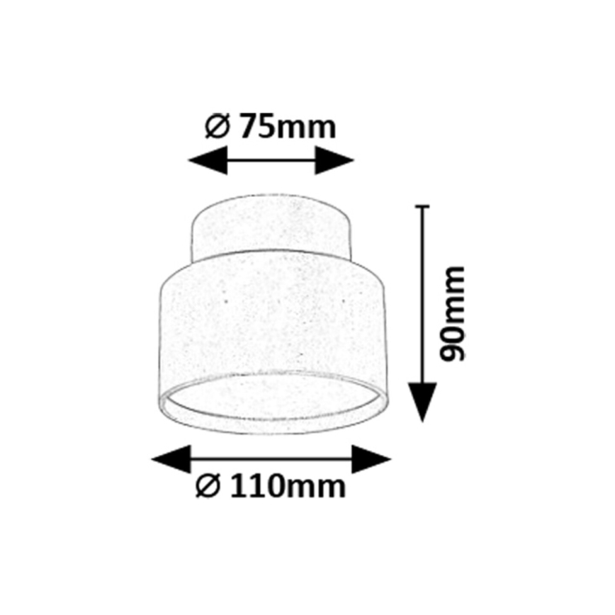 Rabalux - Lampa sufitowa LED/16W/230V 3000K biała śr. 11 cm