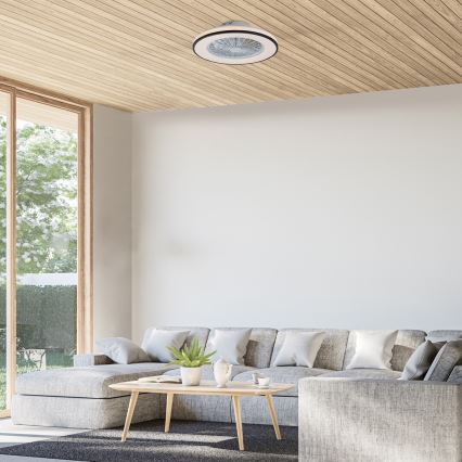 Rabalux - LED regulowane oświetlenie sufitowe z wentylatorem LED/48W/230V 3000-6500K + pilot zdalnego sterowania