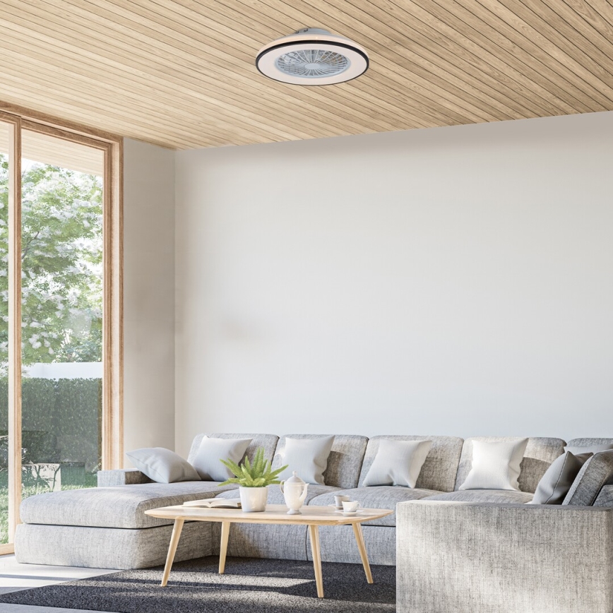 Rabalux - LED regulowane oświetlenie sufitowe z wentylatorem LED/48W/230V 3000-6500K + pilot zdalnego sterowania