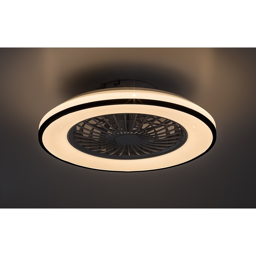 Rabalux - LED Ściemniany plafon z wentylatorem LED/48W/230V 3000-6500K + zdalne sterowanie