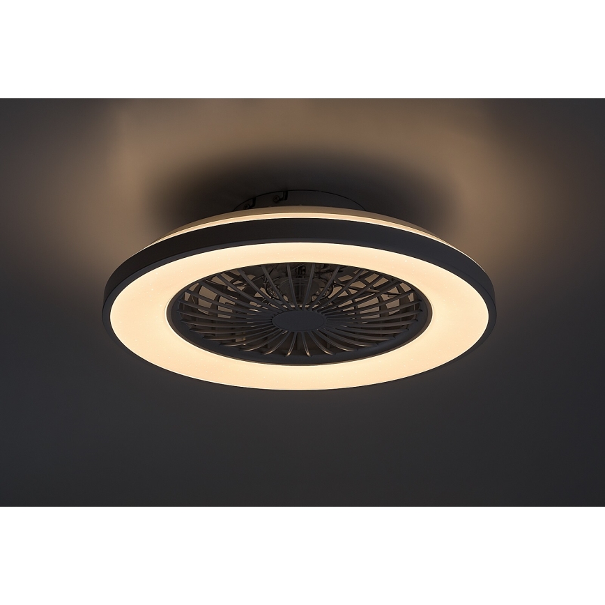 Rabalux - LED Ściemniany plafon z wentylatorem LED/48W/230V 3000-6500K + zdalne sterowanie