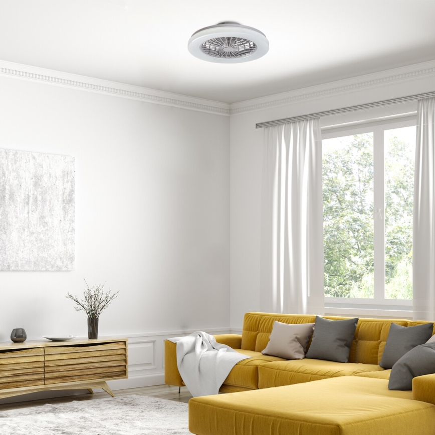 Rabalux - LED RGB Ściemniany plafon z wentylatorem LED/48W/230V 3000-6500K + zdalne sterowanie