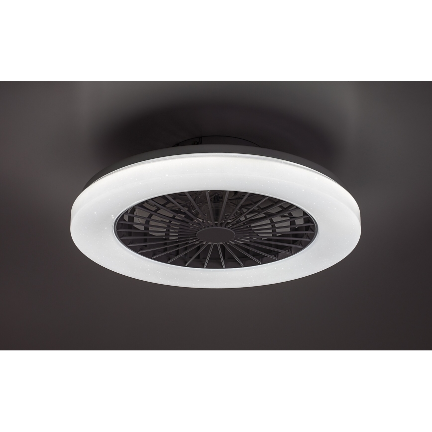 Rabalux - LED RGB Ściemniany plafon z wentylatorem LED/48W/230V 3000-6500K + zdalne sterowanie