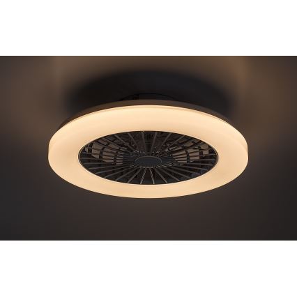 Rabalux - LED RGB Ściemniany plafon z wentylatorem LED/48W/230V 3000-6500K + zdalne sterowanie