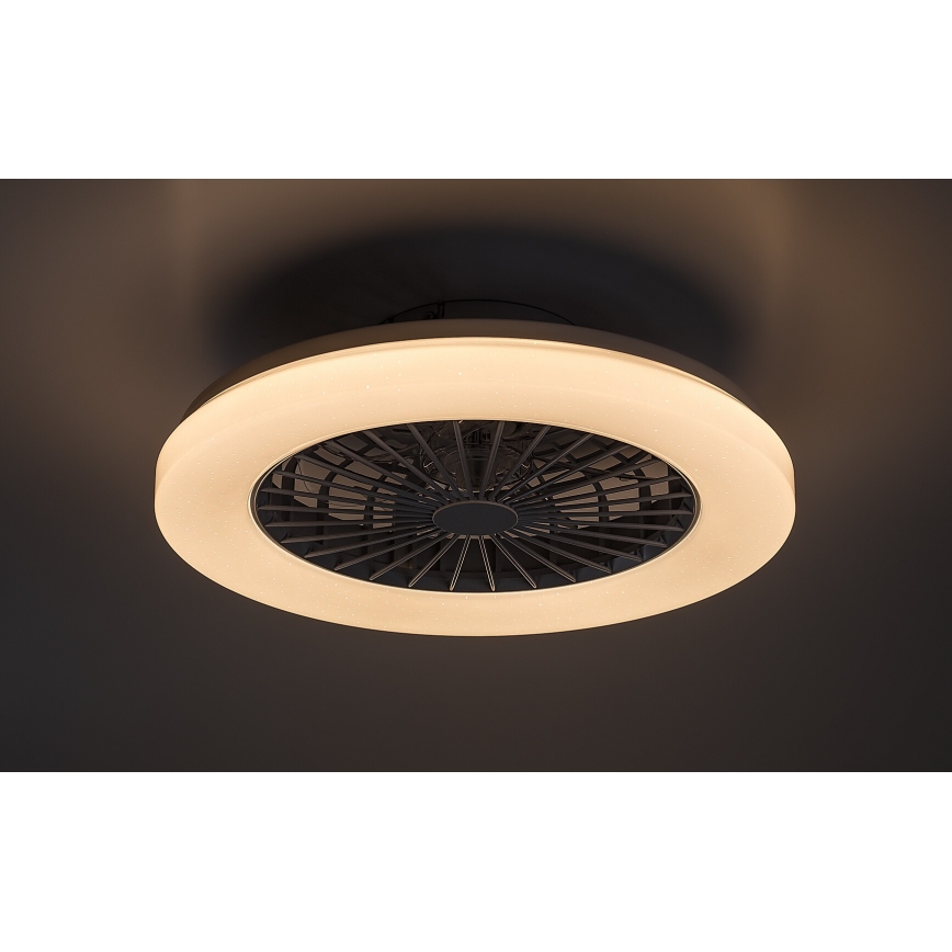 Rabalux - LED RGB Ściemniany plafon z wentylatorem LED/48W/230V 3000-6500K + zdalne sterowanie