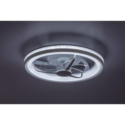 Rabalux - LED Ściemniany plafon z wentylatorem LED/40W/230V 3000/4000/6000K Wi-Fi + pilot zdalnego sterowania