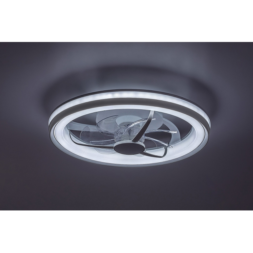 Rabalux - LED Ściemniany plafon z wentylatorem LED/40W/230V 3000/4000/6000K Wi-Fi + pilot zdalnego sterowania