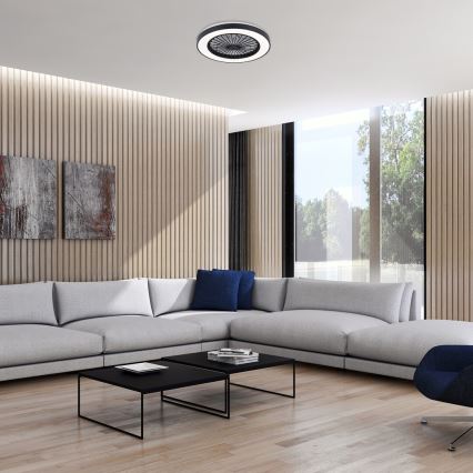 Rabalux - LED Ściemniany plafon z wentylatorem LED/40W/230V 3000/4000/6000K Wi-Fi + zdalne sterowanie
