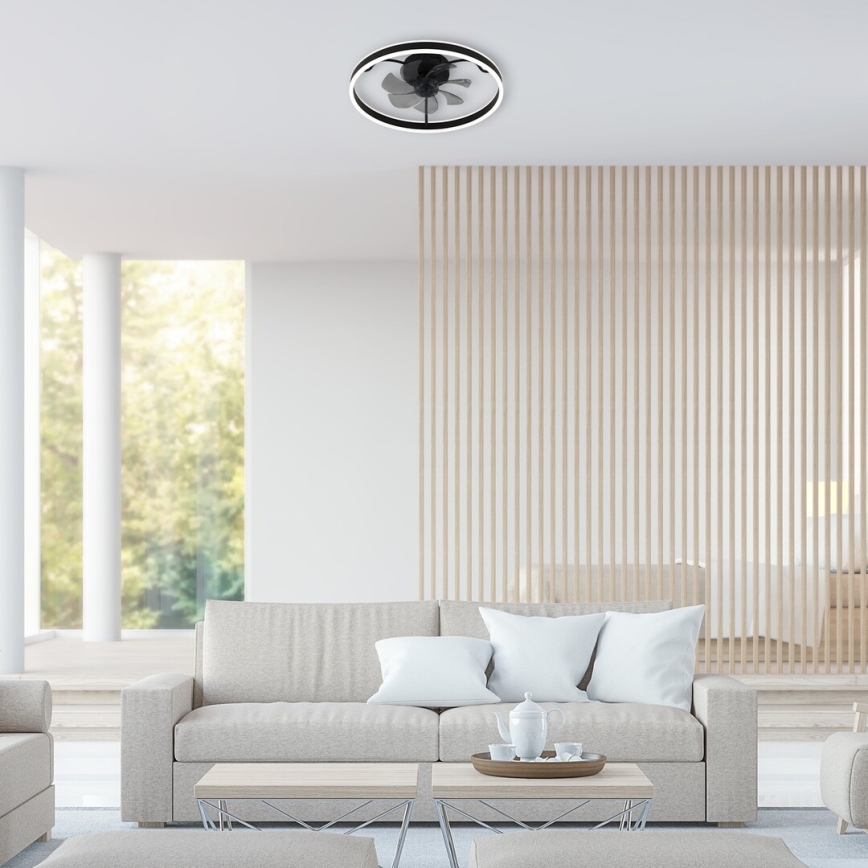 Rabalux - LED Ściemniany plafon z wentylatorem LED/40W/230V 3000/4000/6000K Wi-Fi + pilot zdalnego sterowania