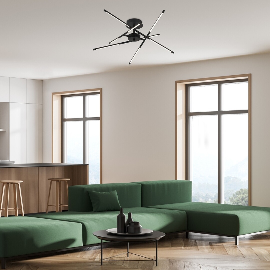 Rabalux - LED Żyrandol natynkowy LED/40W/230V 3000K czarny