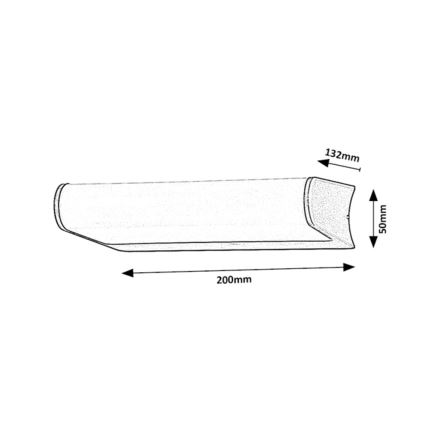 Rabalux - LED Kinkiet zewnętrzny LED/6,5W/230V IP44