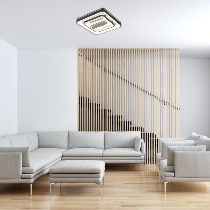 Rabalux - LED Ściemniany plafon z wentylatorem LED/50W/230V 3000/4000/6000K Wi-Fi + pilot zdalnego sterowania