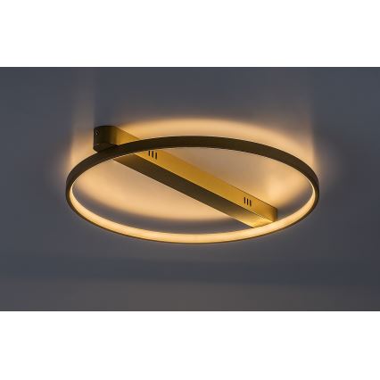 Rabalux - lampa sufitowa LED 45 W, 230 V, 3000 K, 50 x 55 cm, złota