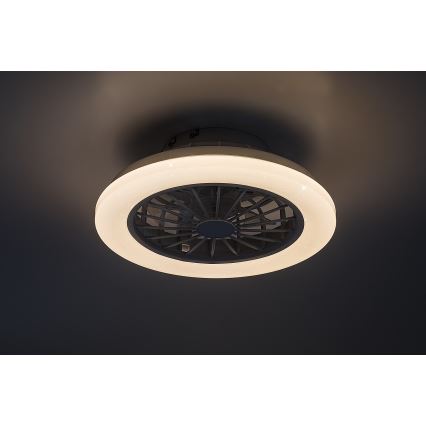 Rabalux - ściemnialna lampa sufitowa LED z wentylatorem LED/24W/230V 3000-6500K + pilot zdalnego sterowania
