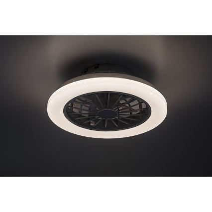Rabalux - ściemnialna lampa sufitowa LED z wentylatorem LED/24W/230V 3000-6500K + pilot zdalnego sterowania