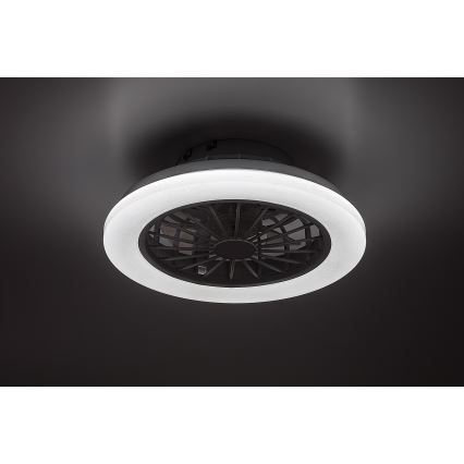 Rabalux - ściemnialna lampa sufitowa LED z wentylatorem LED/24W/230V 3000-6500K + pilot zdalnego sterowania