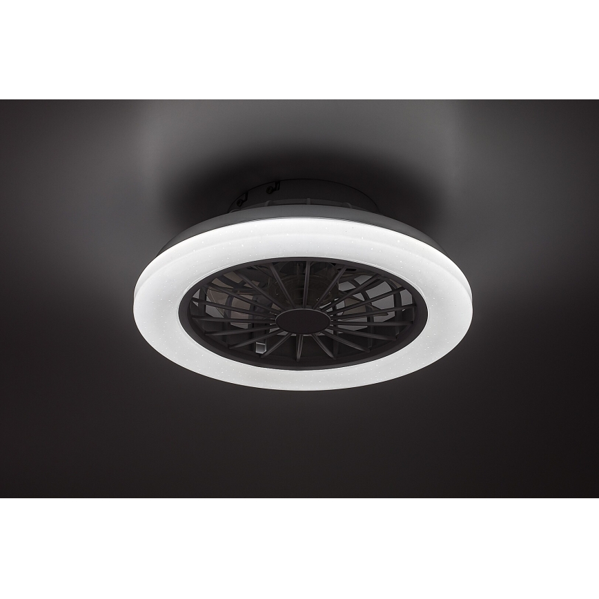 Rabalux - ściemnialna lampa sufitowa LED z wentylatorem LED/24W/230V 3000-6500K + pilot zdalnego sterowania