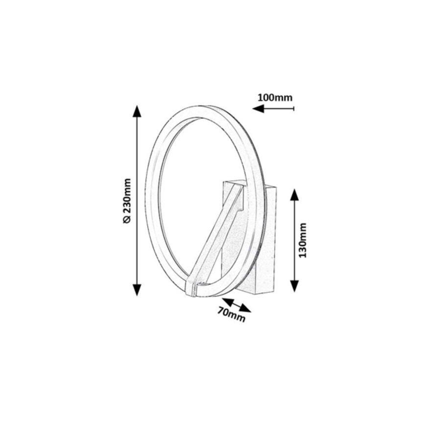 Rabalux - Kinkiet LED 8W/230V 3000K