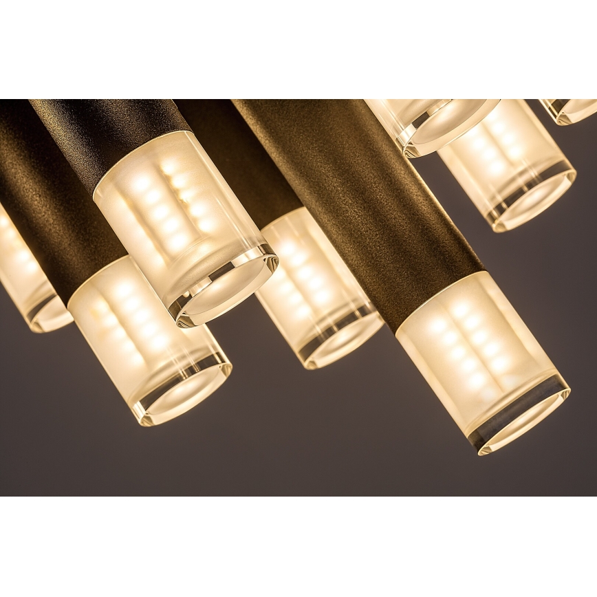 Rabalux - Lampa sufitowa 13xG9/5W/230V czarna śr. 34 cm