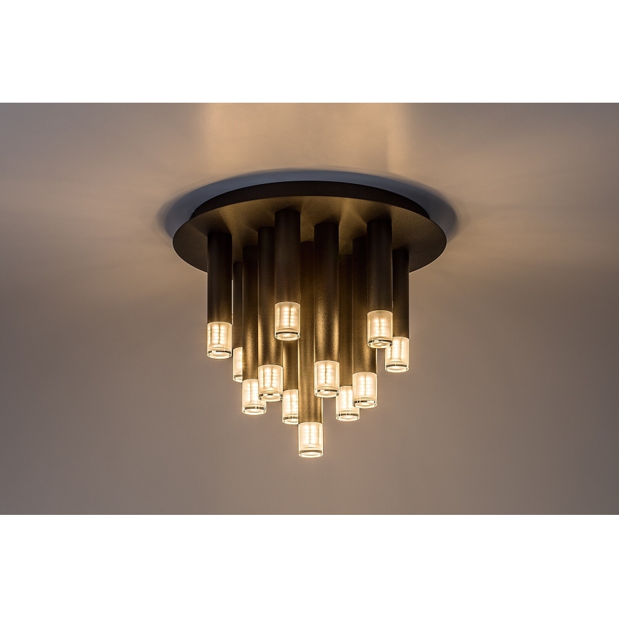 Rabalux - Lampa sufitowa 13xG9/5W/230V czarna śr. 34 cm