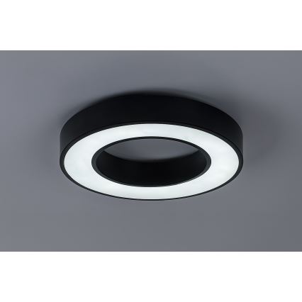 Rabalux - Plafon LED/24W/230V 3000/4000/6500K śr. 40 cm czarny