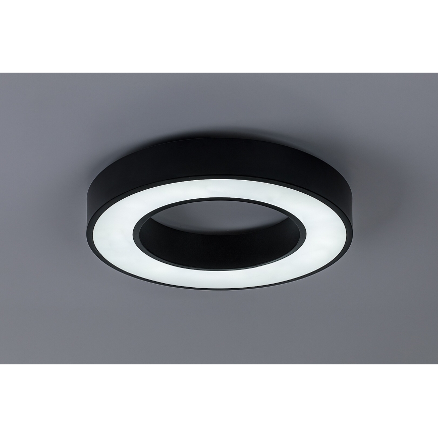 Rabalux - ściemnialna oprawa sufitowa LED/45W/230V 3000-6500K śr. 60 cm czarna + pilot zdalnego sterowania