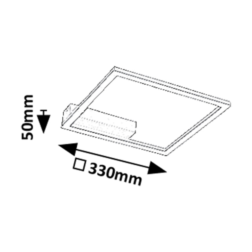 Rabalux - Oprawa sufitowa LED/24W/230V 3000K 33x33 cm