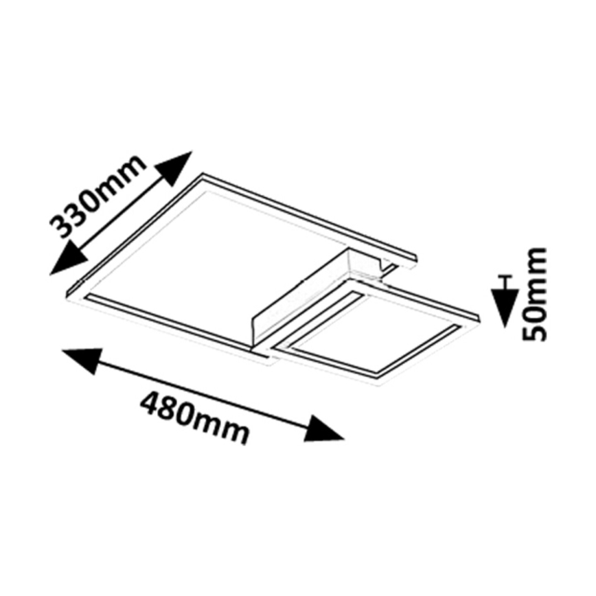 Rabalux - LED Plafon LED/24W/230V 3000K