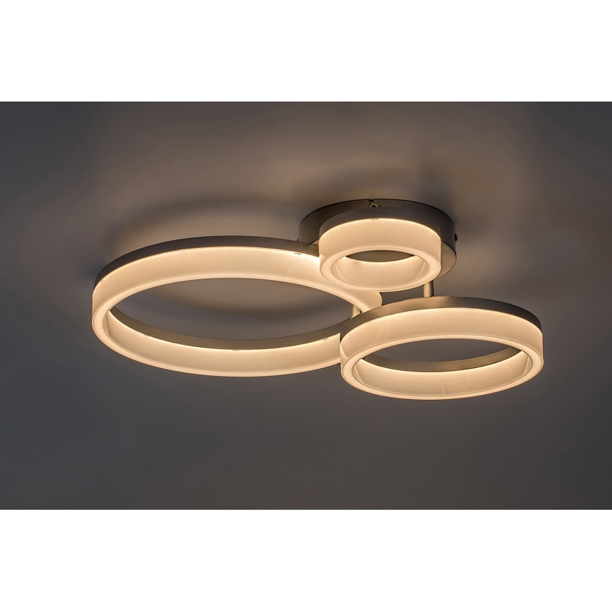 Rabalux - LED Plafon LED/24W/230V 3000/4000/6500K matowy chrom