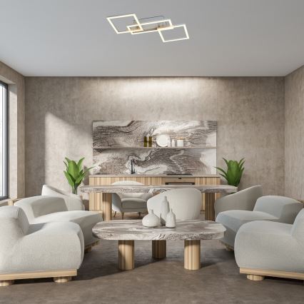 Rabalux - ściemnialna oprawa sufitowa LED 40W/230V 3000-6500K 45x55 cm + pilot zdalnego sterowania