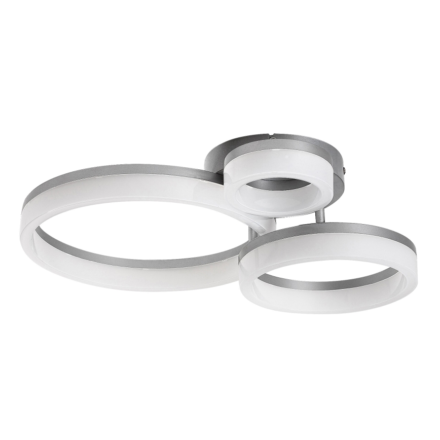 Rabalux - Lampa sufitowa LED 24W/230V 3000/4000/6500K 38x51 cm matowy chrom