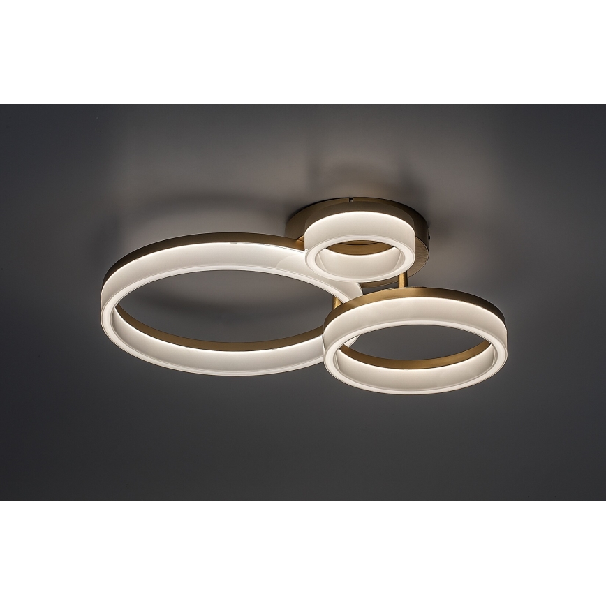 Rabalux - LED Plafon LED/24W/230V 3000/4000/6500K złoty