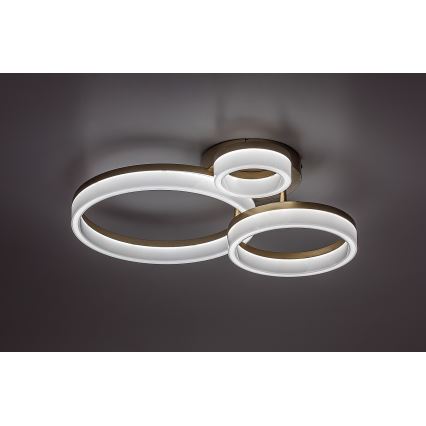 Rabalux - LED Plafon LED/24W/230V 3000/4000/6500K złoty