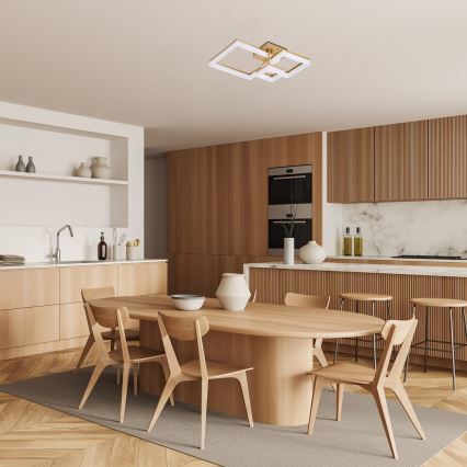 Rabalux - LED Plafon LED/22W/230V 3000/4000/6500K złoty