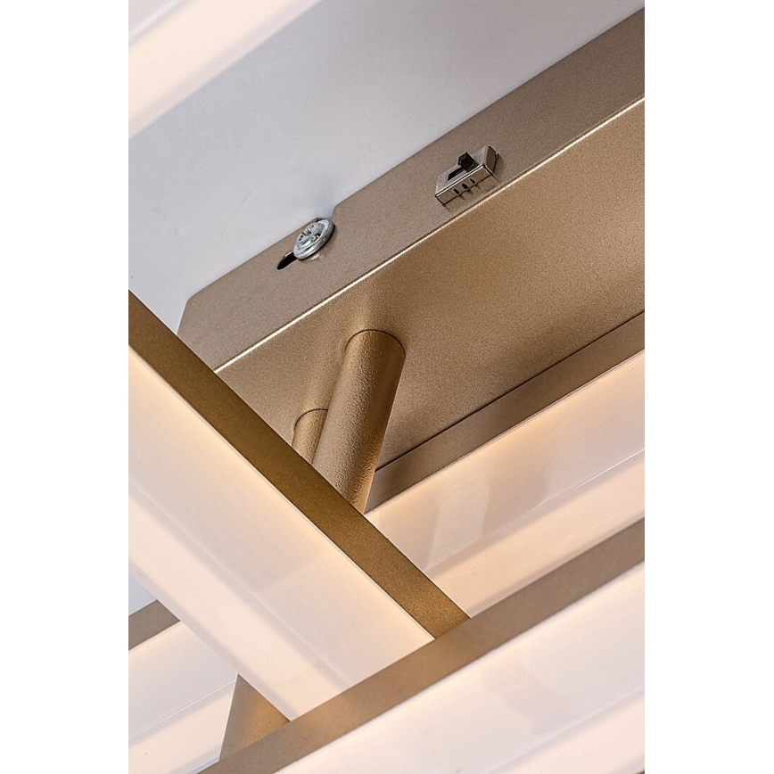 Rabalux - LED Plafon LED/22W/230V 3000/4000/6500K złoty