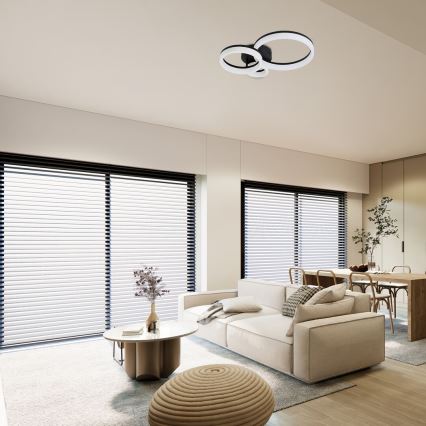 Rabalux - LED Plafon LED/24W/230V 3000/4000/6500K czarny